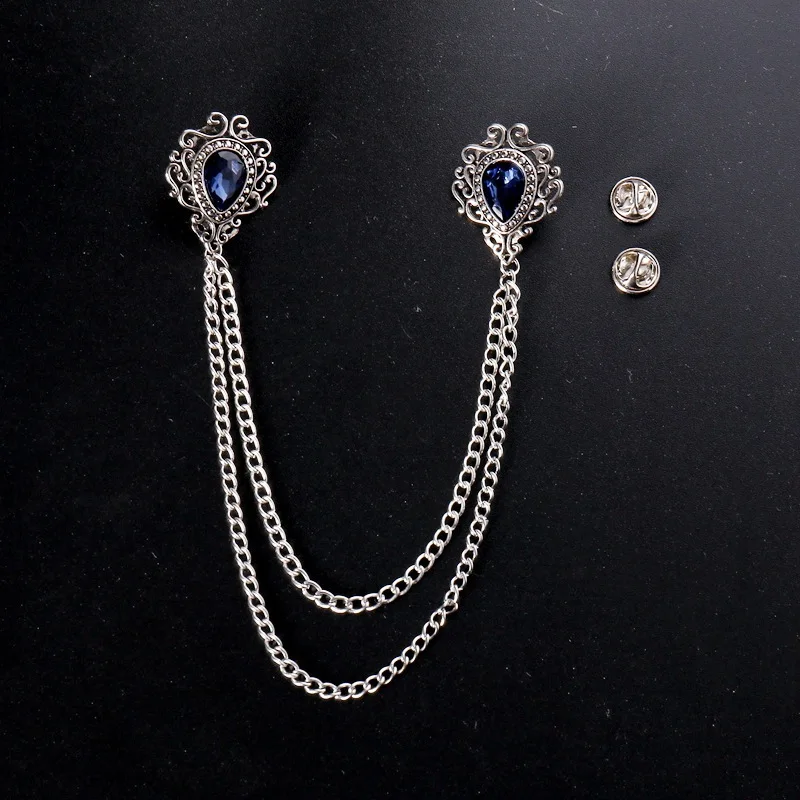 Vintage Collectible Item - Elegant Vintage Alloy Rhinestone Large Brooch
