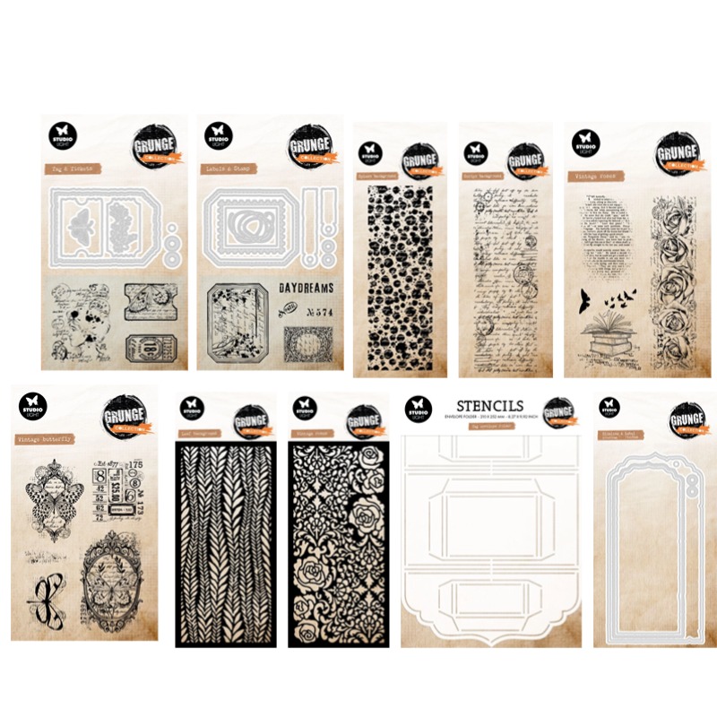 Vintage Collectible Clothing - Tag Envelope Grunge Collection Vintage Roses