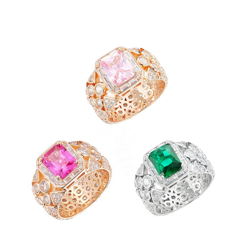 Vintage Collectible Jewelry - Designer Collection Fashion Ring Women Lady