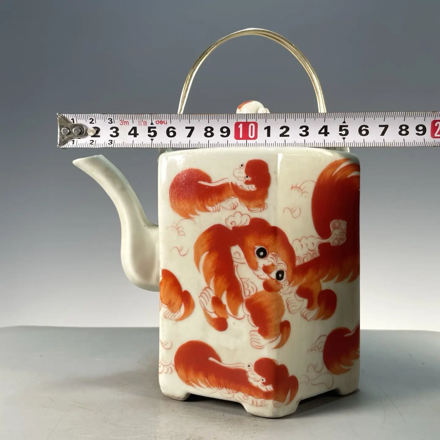 Vintage Hexagonal Bailiff Teap - Vintage Collectible Pottery review and price