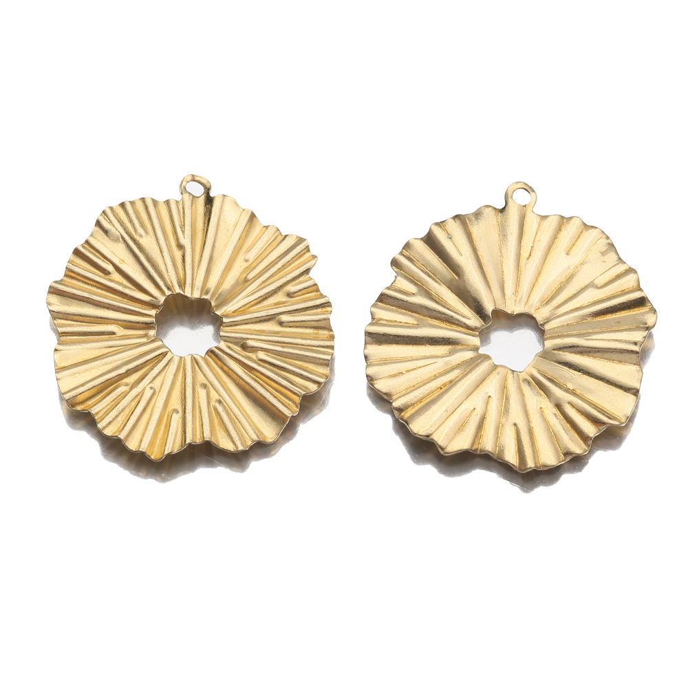 20pcs/Lot Brass Sun Flowers Ch - Vintage Item review and price