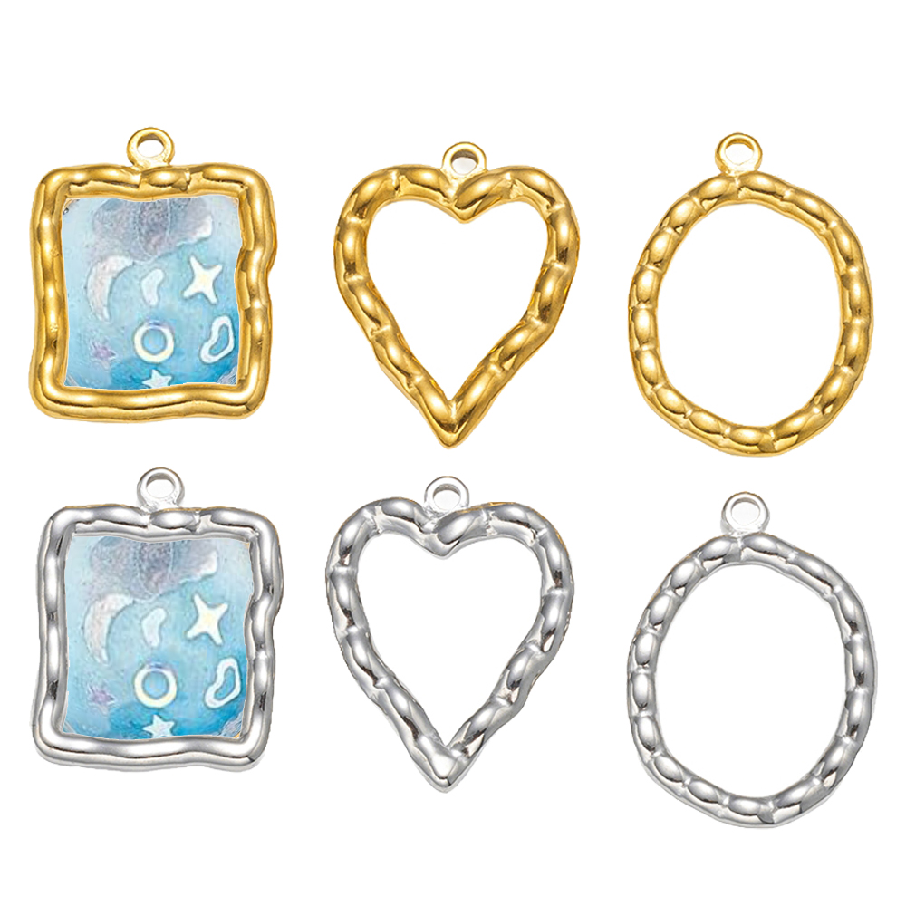 5pcs Stainless Steel Heart Rou - Vintage Item review and price