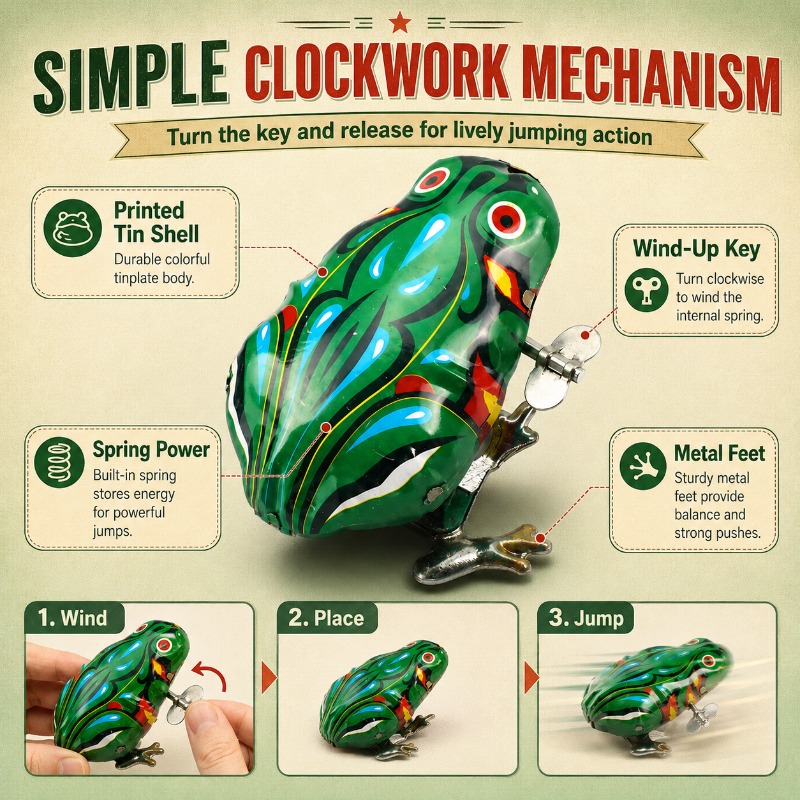 Nostalgic Clockwork Spring Tin - Vintage Collectibles & More Llc Photos review and price