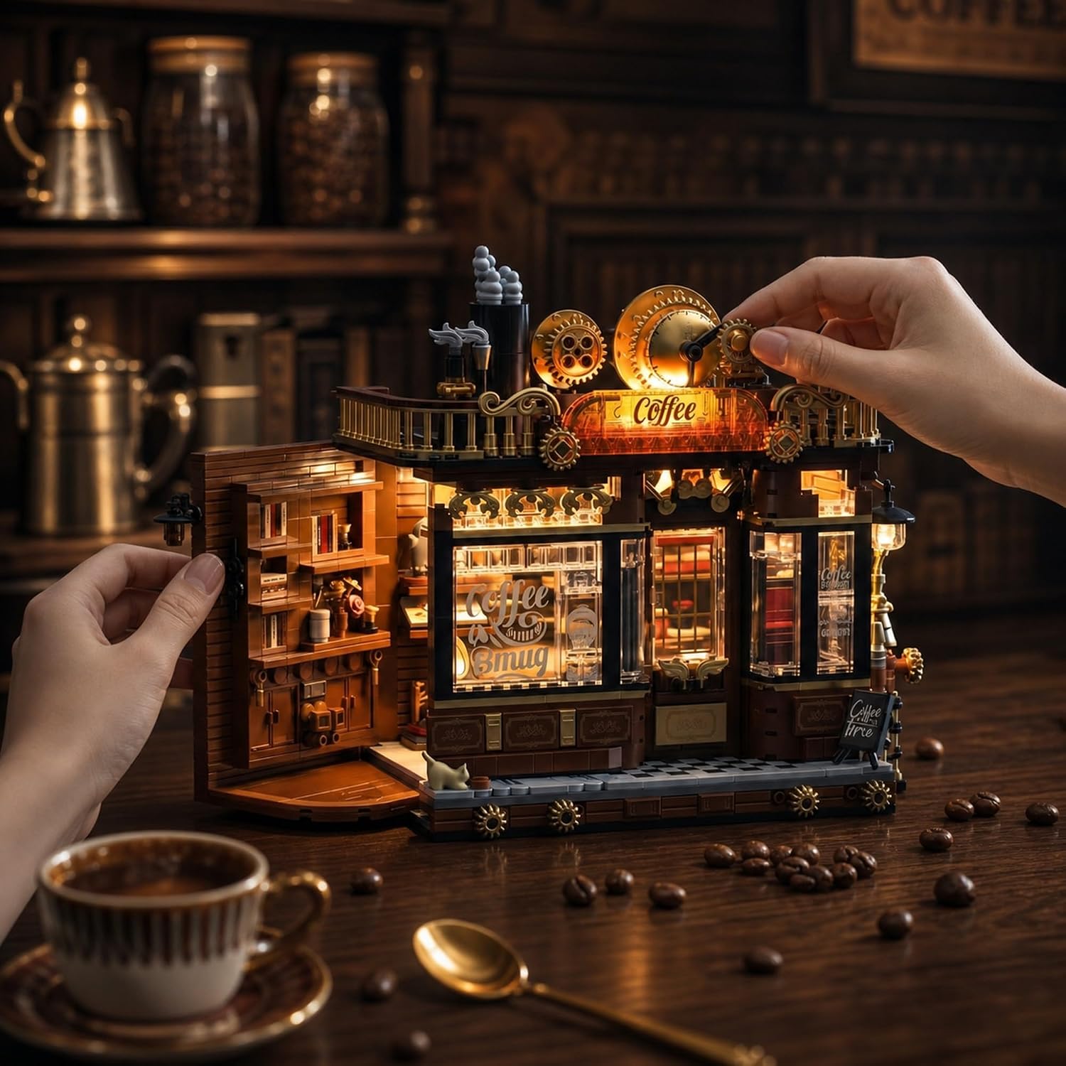 1606 Pcs Steampunk Corner Coff - Vintage Collectible Shop review and price