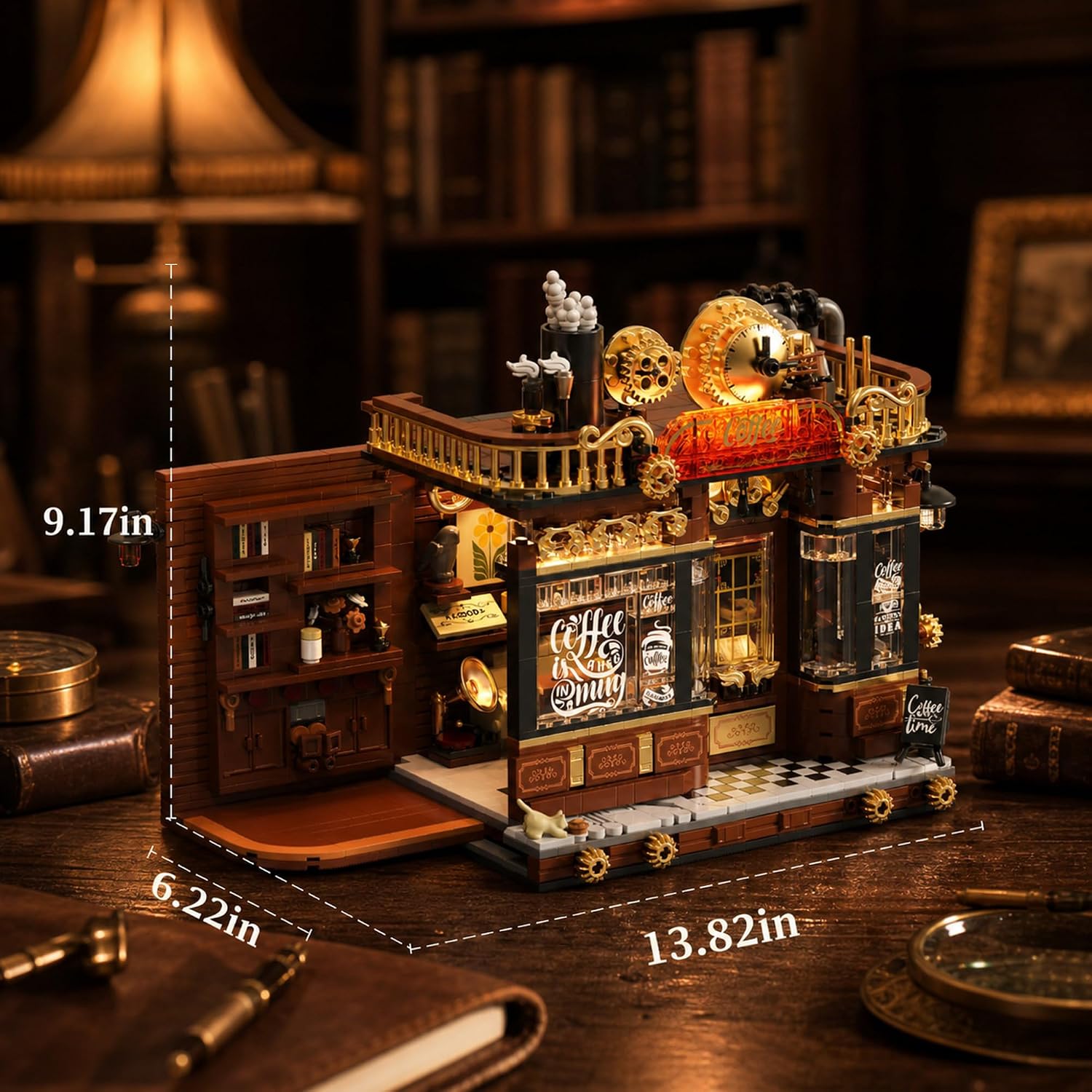 1606 Pcs Steampunk Corner Coff - Vintage Collectible Shop review and price