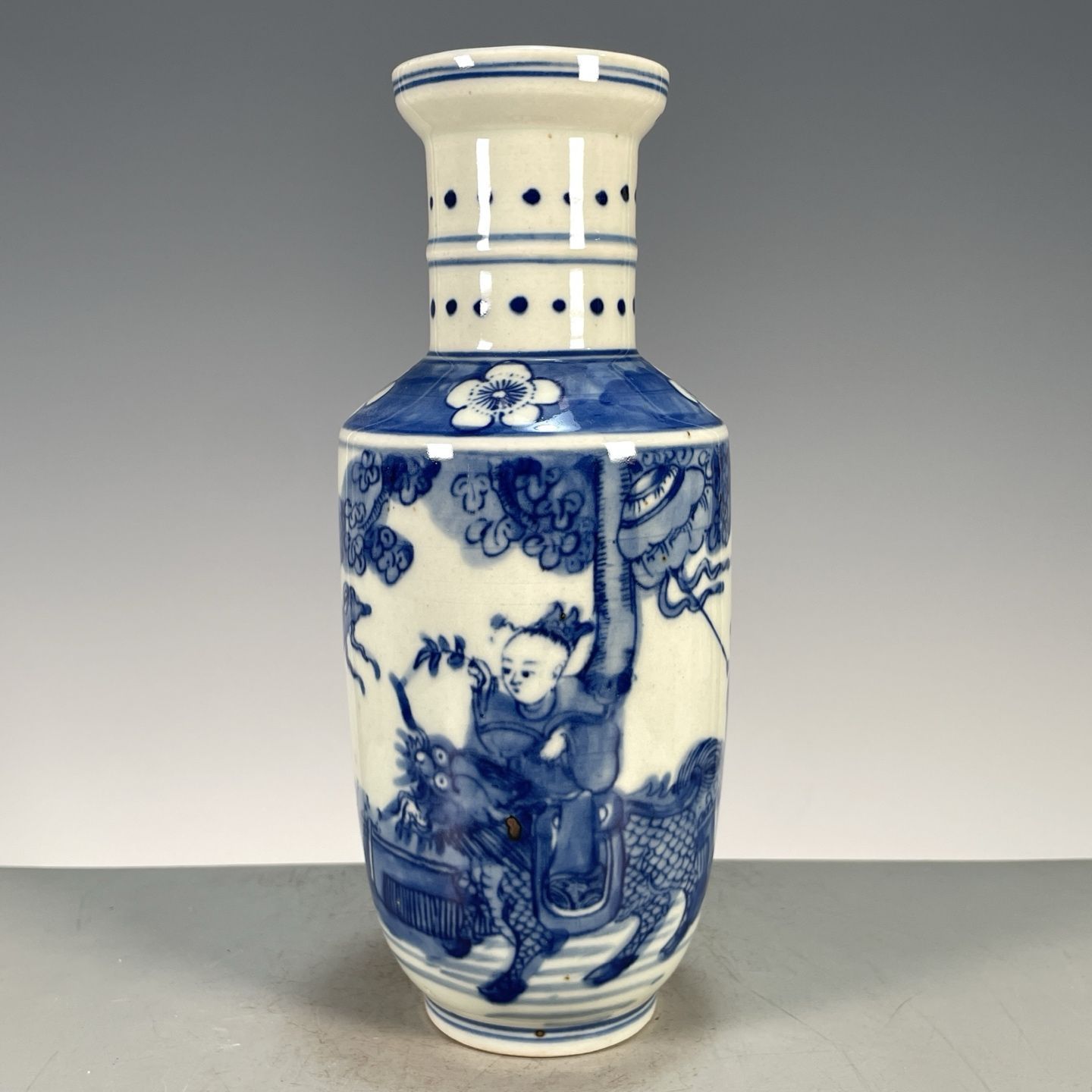 Blue and White Porcelain Roule - Vintage Collectible Pottery review and price