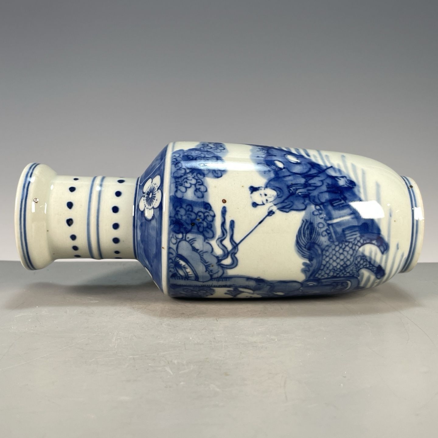Blue and White Porcelain Roule - Vintage Collectible Pottery review and price