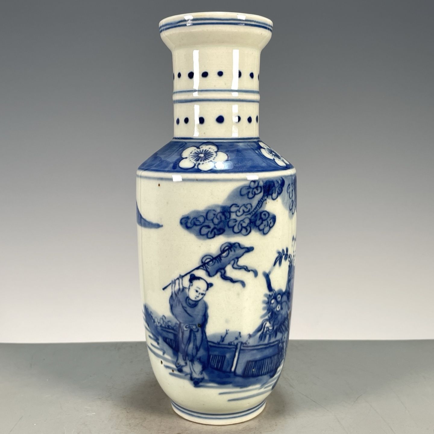 Blue and White Porcelain Roule - Vintage Collectible Pottery review and price