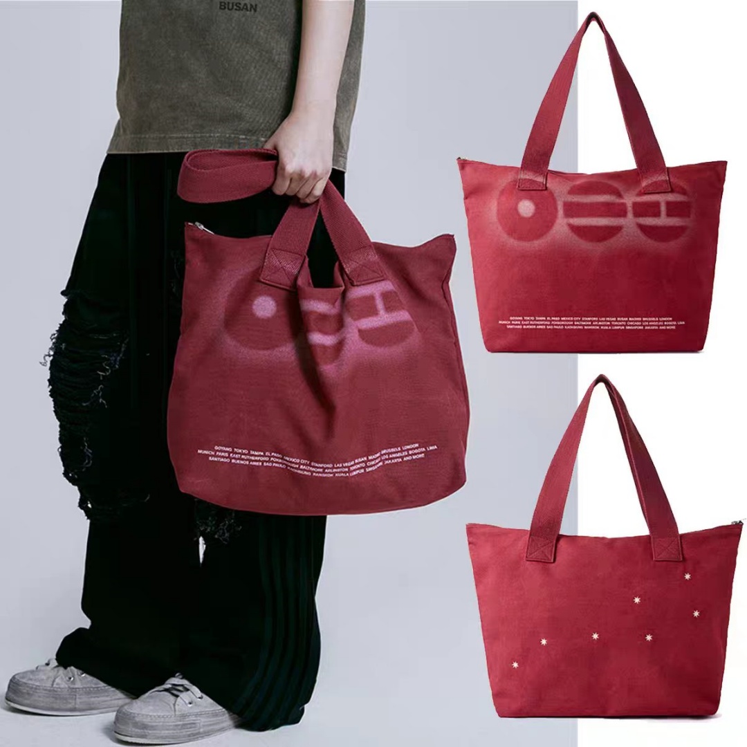 Hot Vintage Printed Red Canvas - Vintage Collectible Shop review and price