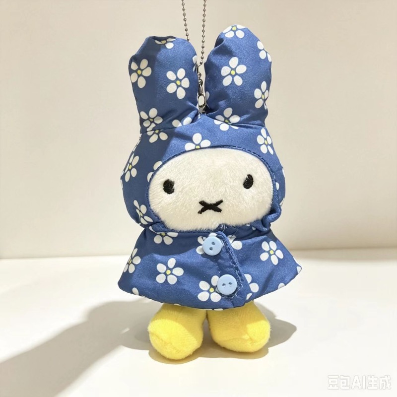 Miffy Raincoat Plush Keychain  - Vintage Item review and price