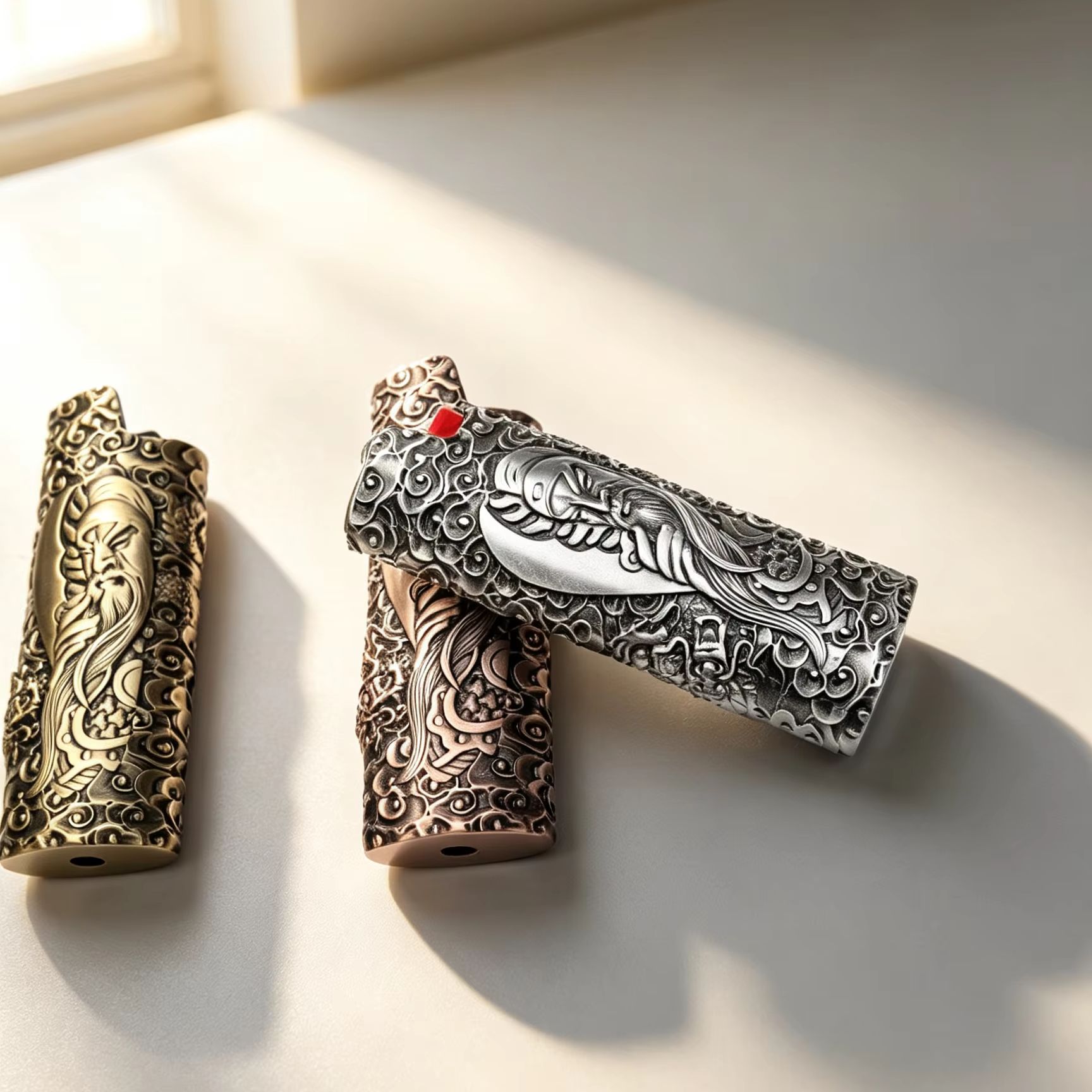 Zinc Alloy Lighter Case For BI - Vintage And Collectible review and price