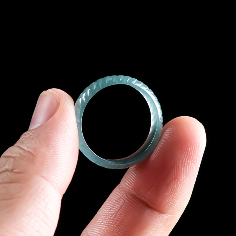 Blue Real Burmese Jadeite Ring - Vintage Item review and price