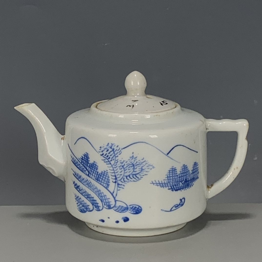 Hand Painted Blue White Porcel - Vintage Collectible Pottery review and price