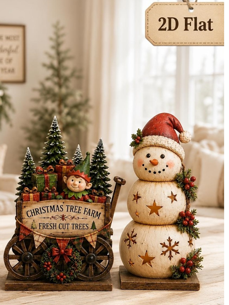 6/3 Piece Set, Random Styles,  - Vintage Collectible Santa review and price