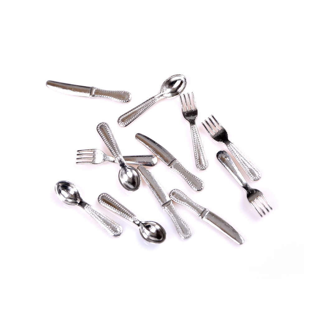 12Pcs 1:12 Mini Vintage Dollho - Vintage Collectible Spoons review and price