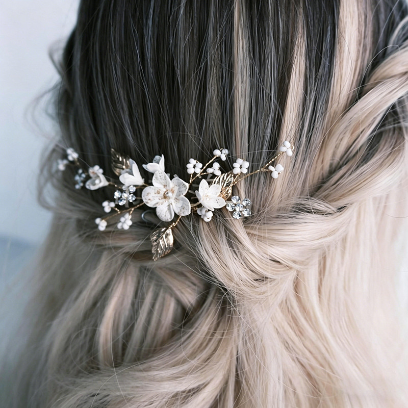 Bride Headpiece Hairpin Pearl  - Vintage Item review and price