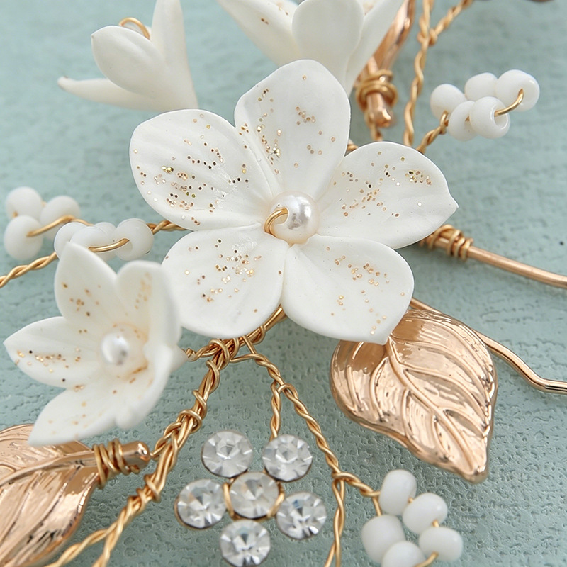 Bride Headpiece Hairpin Pearl  - Vintage Item review and price