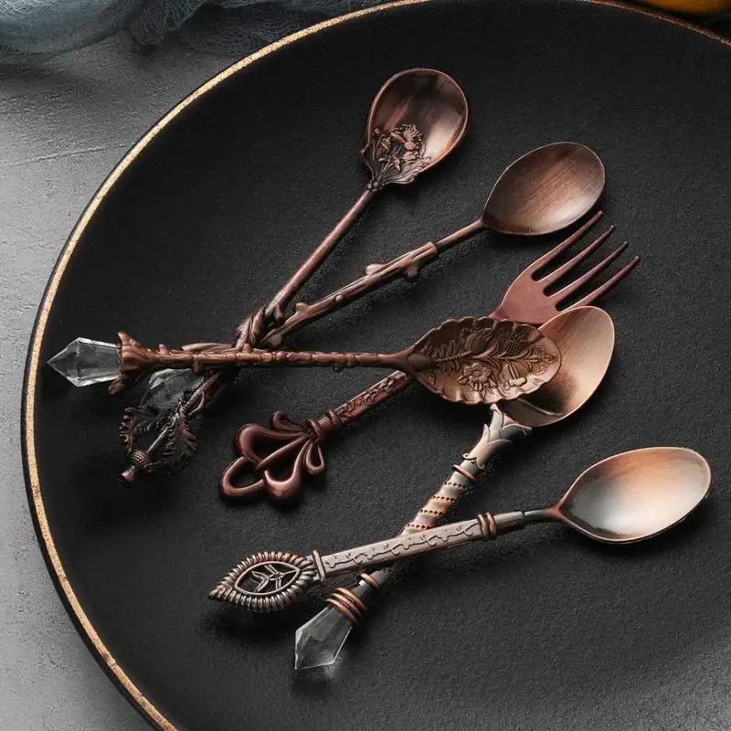 6pcs Vintage Spoons Fork Royal - Vintage Collectible Spoons review and price