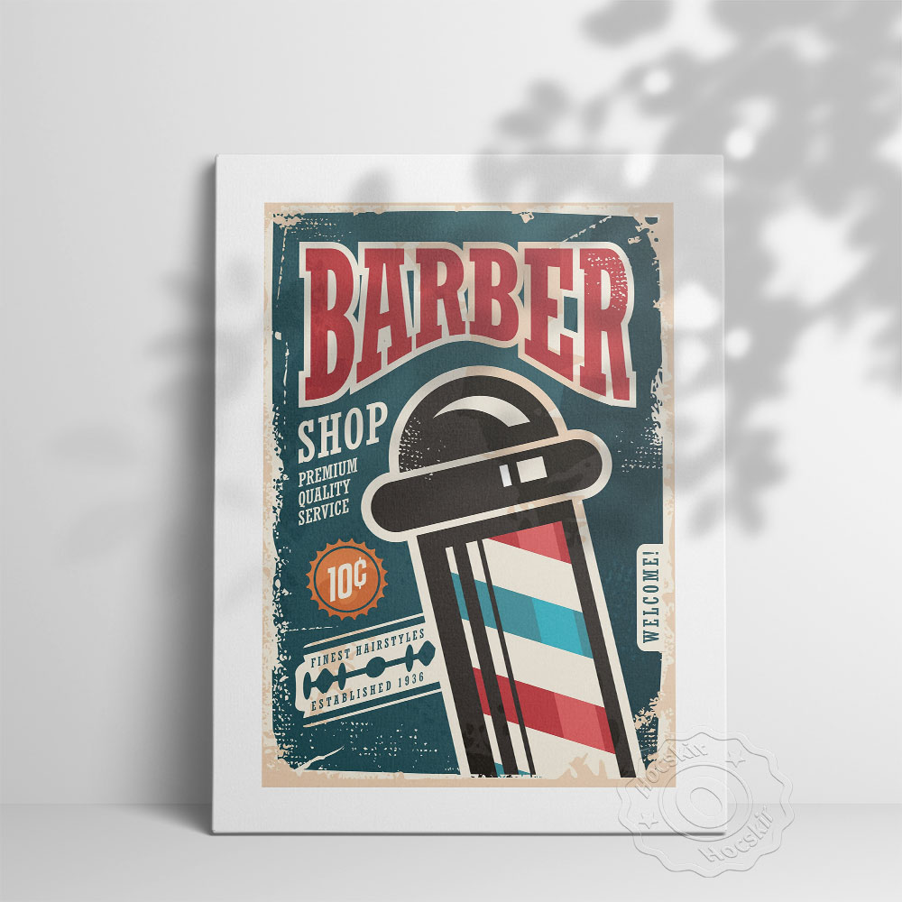 Barber Shop Vintage Art Collec - Vintage Collectible Shop review and price